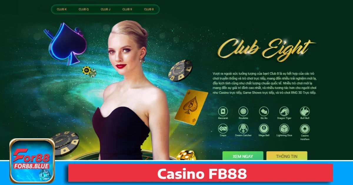 Bí quyết chơi Casino Fb88 hiệu quả