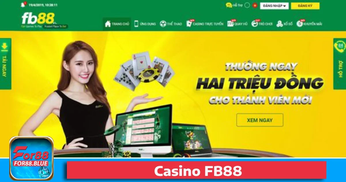 Ưu đãi độc quyền tại Casino Fb88