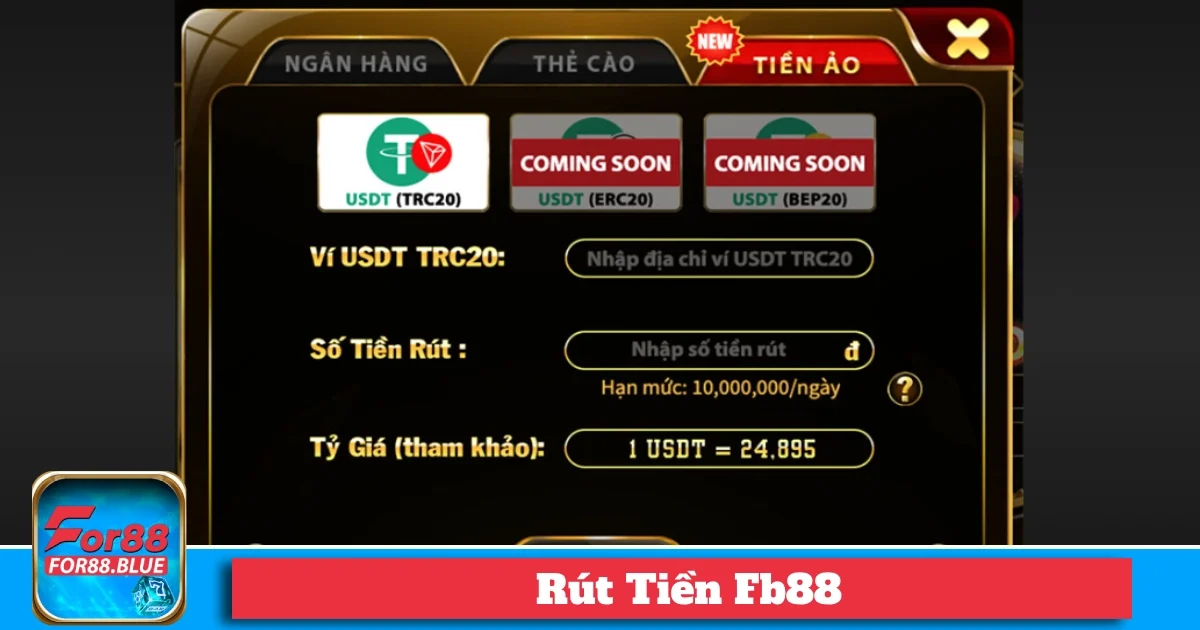 Những điều kiện cần thiết để giao dịch rút tiền Fb88 thành công