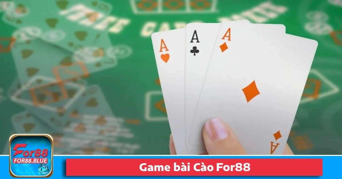 Game Bài Cào For88 – Cược Đơn Giản Nhưng Chơi Cực Nhanh